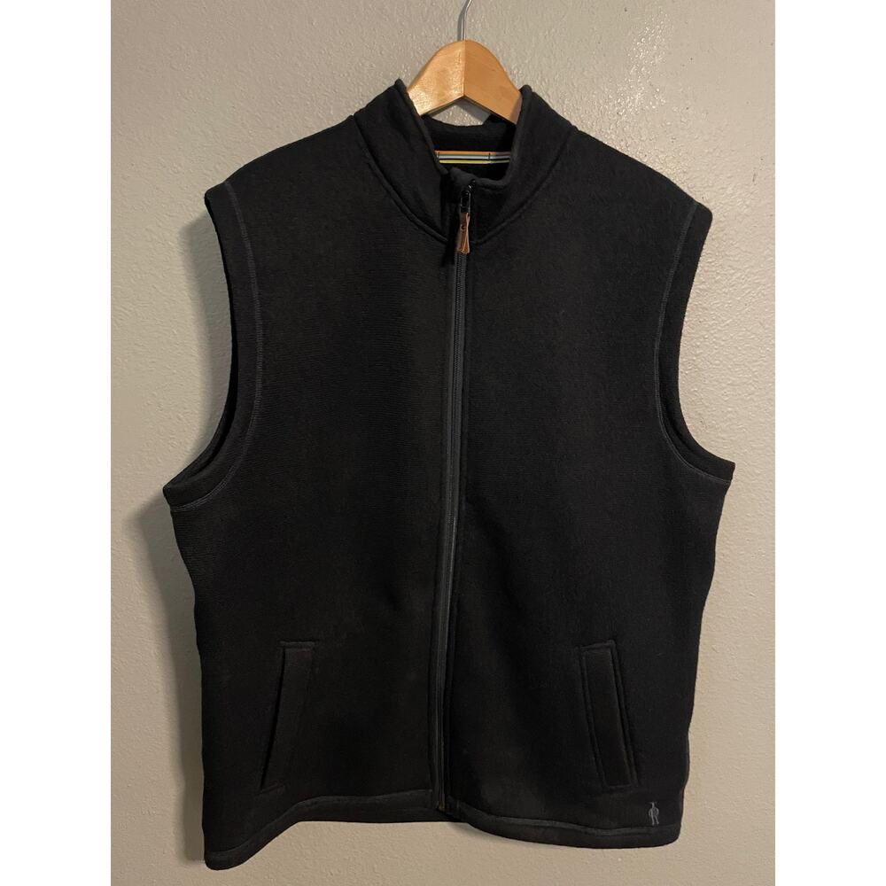 Smartwool Hudson Trail Fleece Vest XL Wool Blend Full Zip Outdoor Layer Hiking